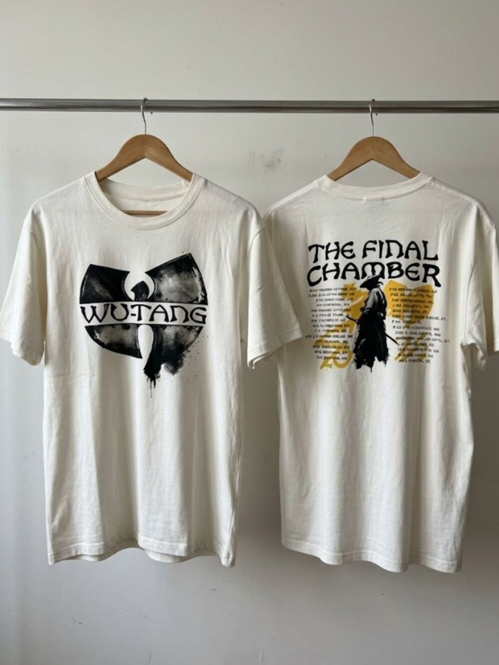 Wu-Tang Clan Final Chamber Tour 2026 Samurai T-Shirt Reprint